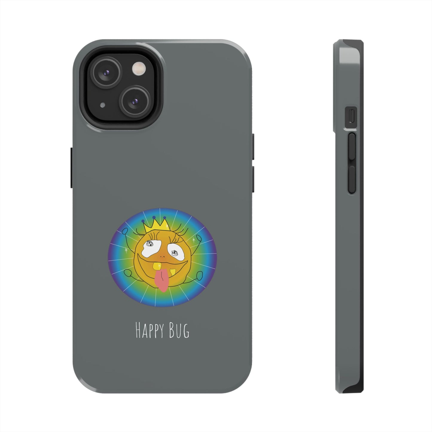 Happy Bug - Phone Case Grey