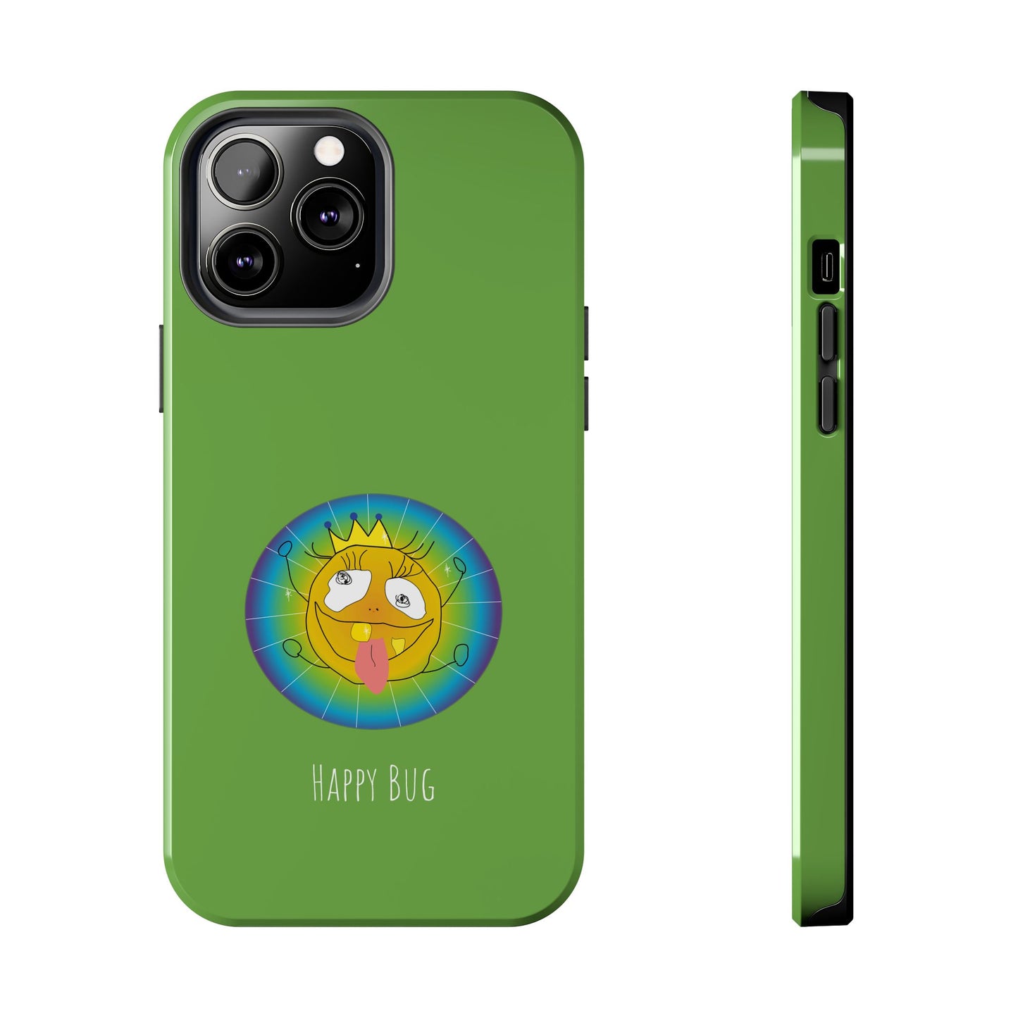 Happy Bug - Phone Case Green