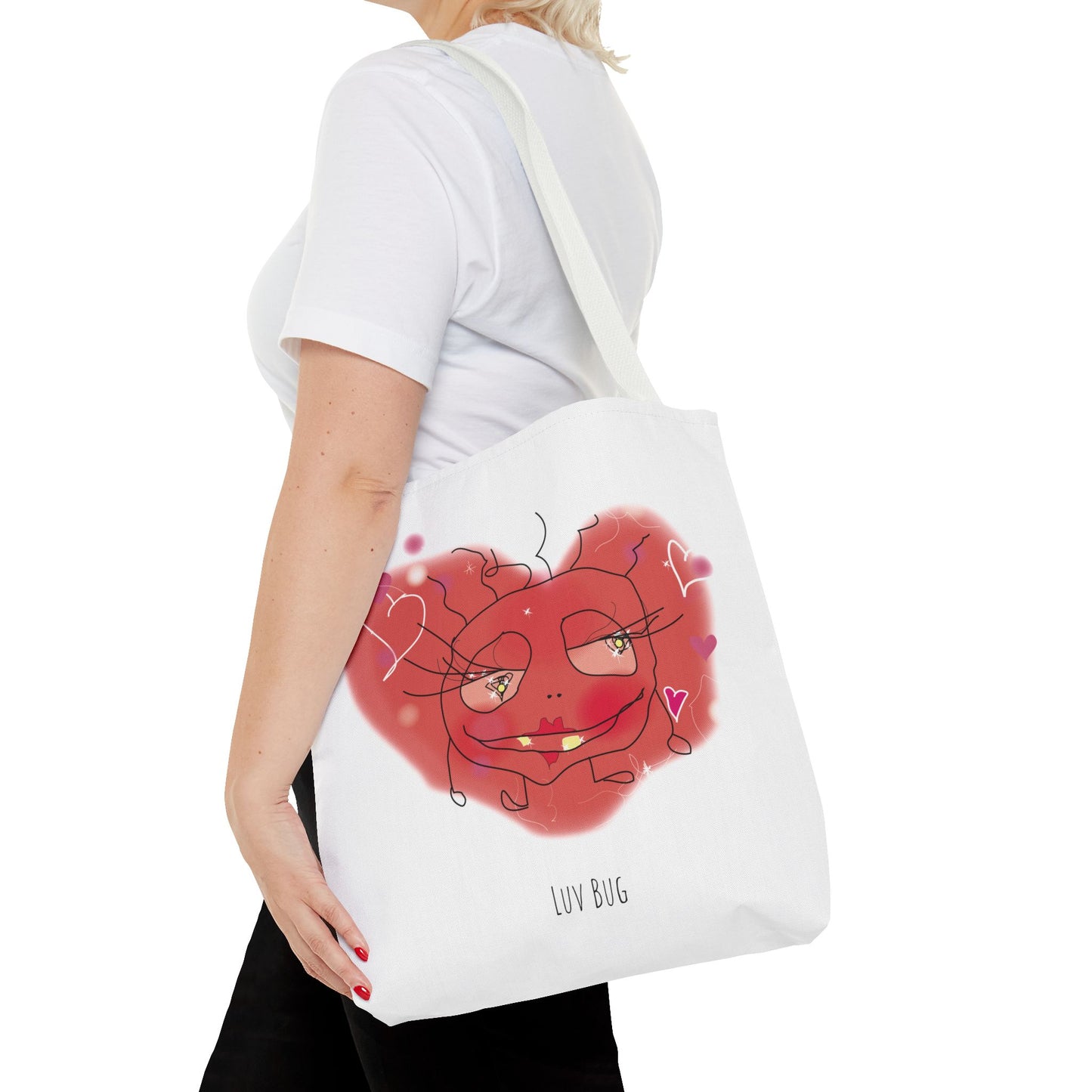 Luv Bug - Tote Bag  white