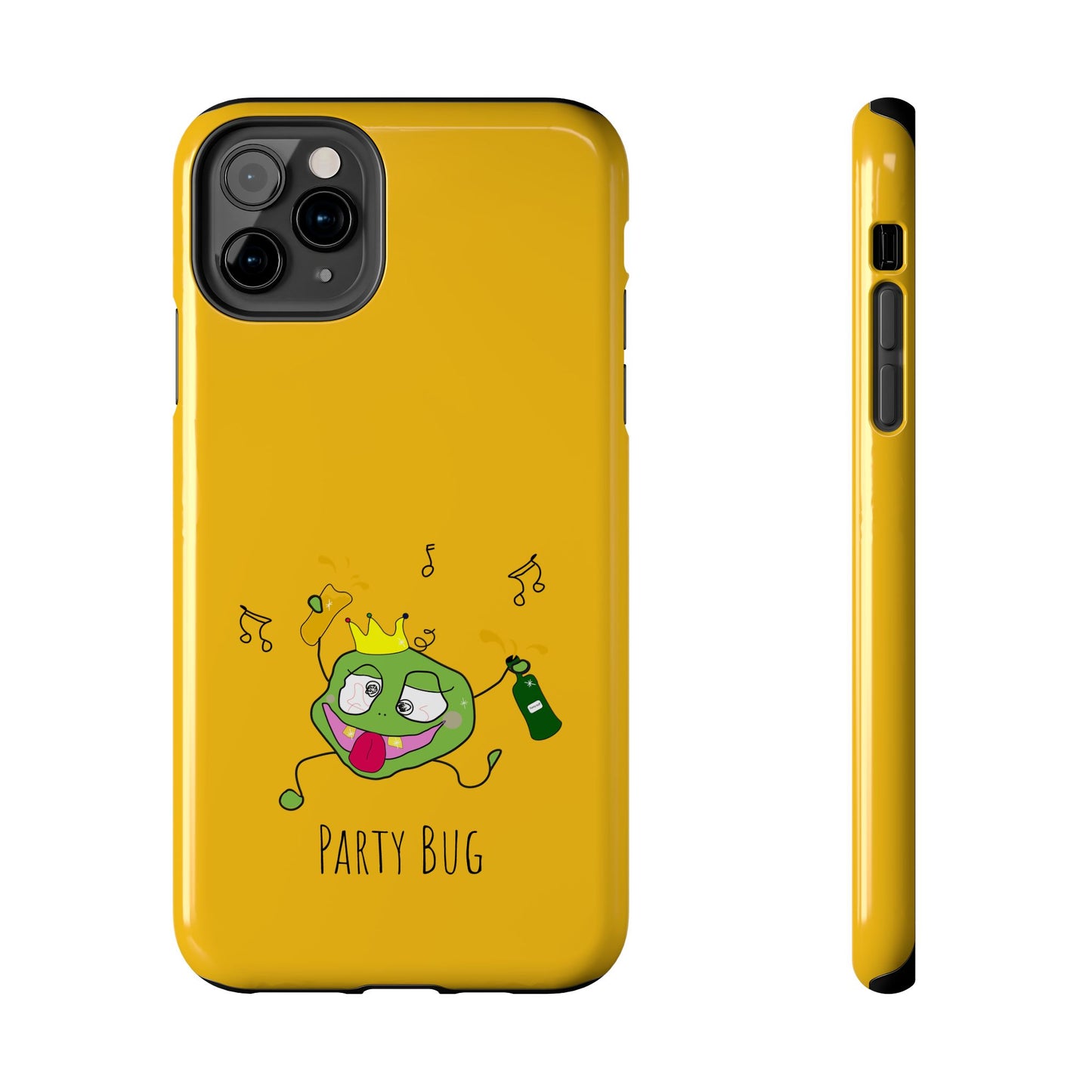 Party Bug  - Tough Phone Cases Yellow