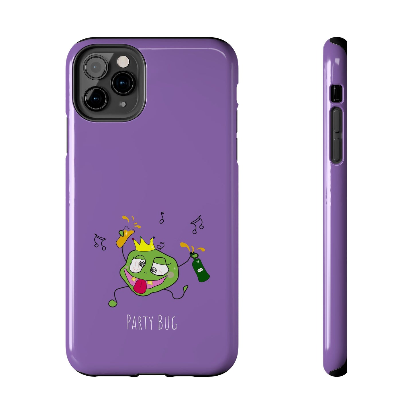 Party Bug- Tough Phone Cases Purple