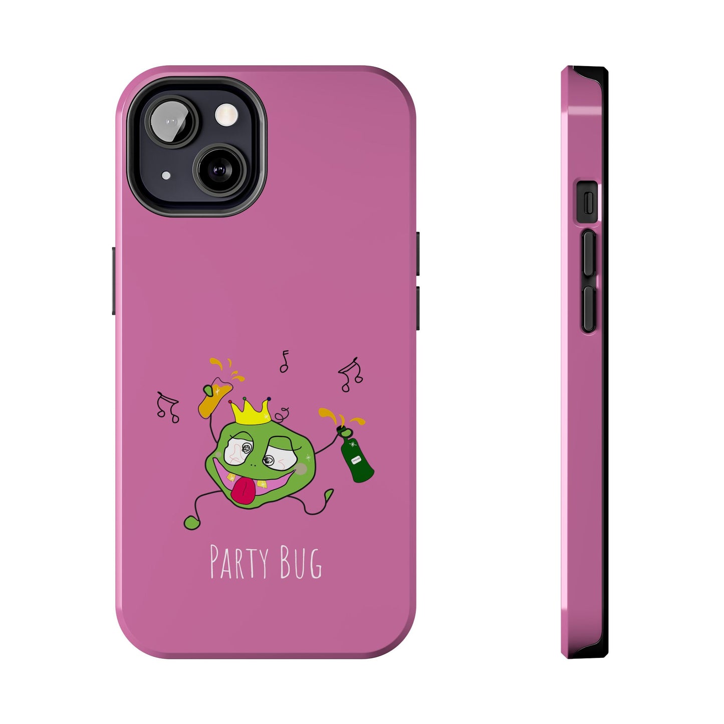 Party Bug - Tough Phone Cases Pink