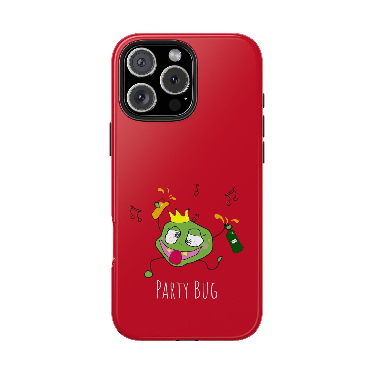 Party Bug - Tough Phone Cases Red