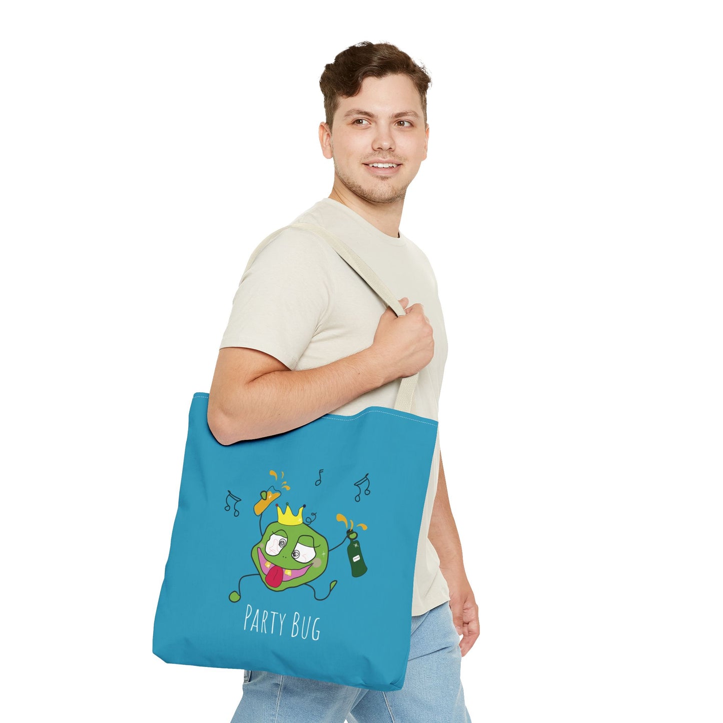 Party Bug - Tote Bag Turquoise