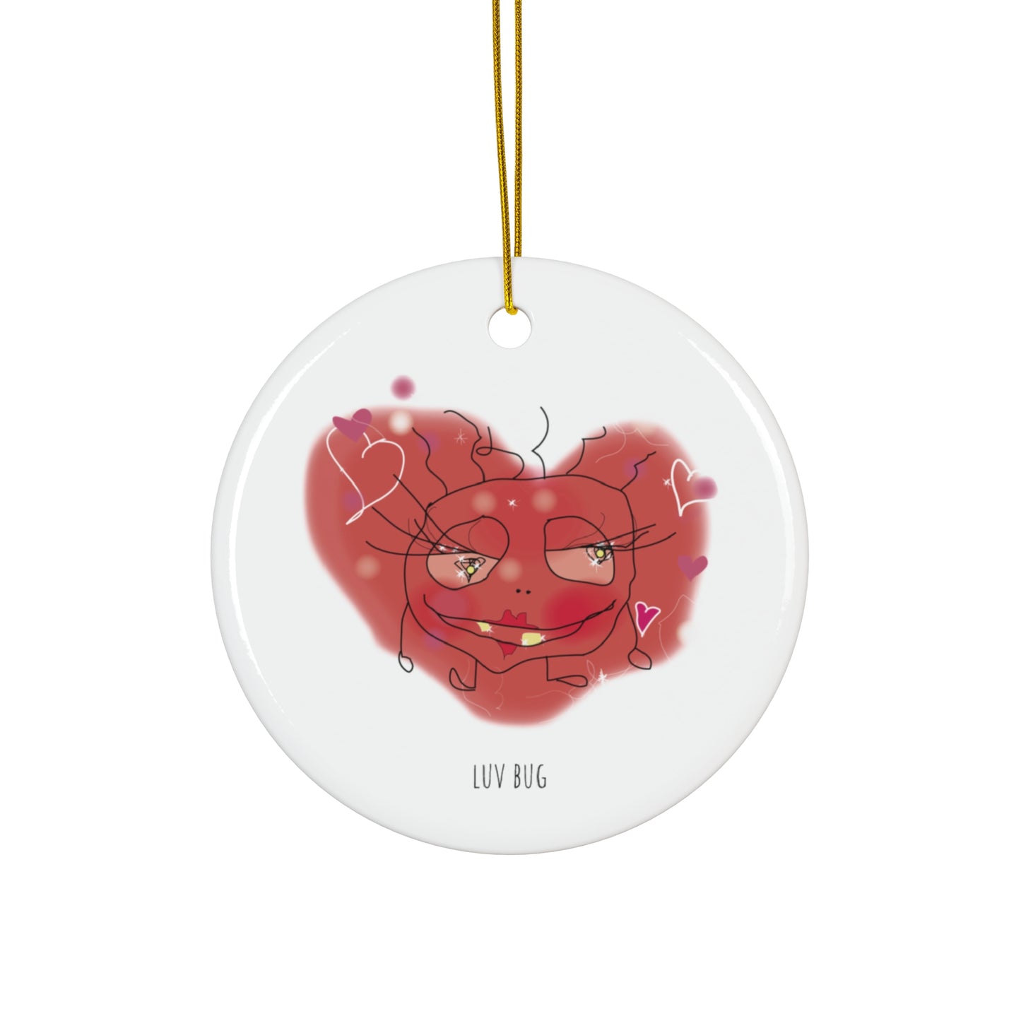 Ceramic Ornament - Luv Bug