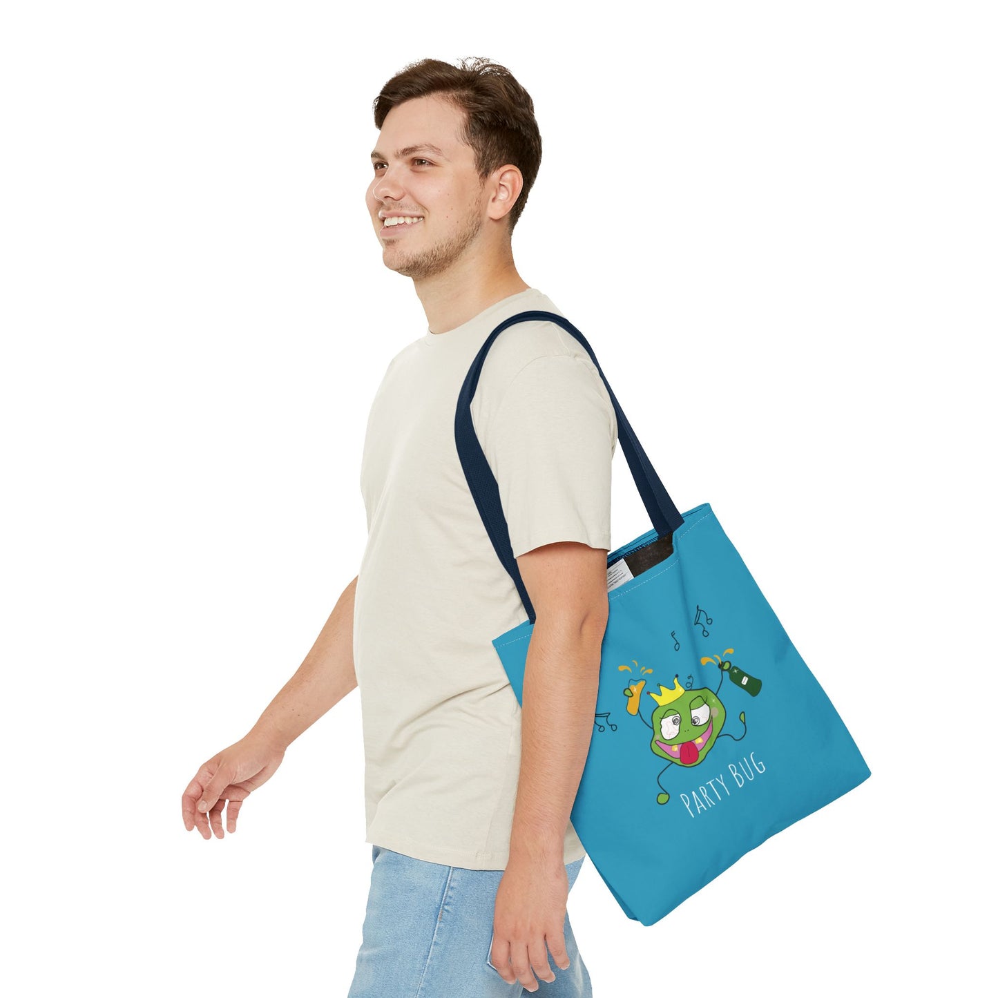 Party Bug - Tote Bag Turquoise