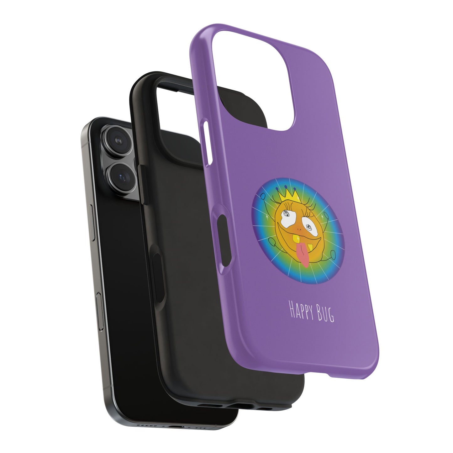 Happy Bug - Phone Case Purple