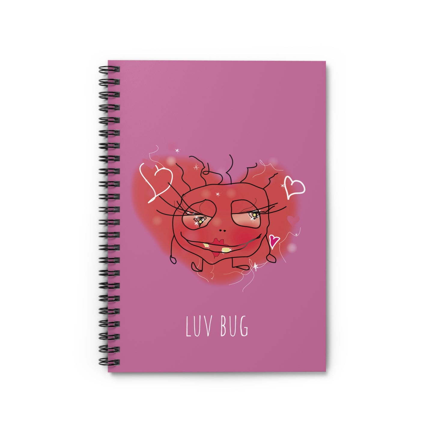 Spiral Notebook - Ruled Line - Luv Bug