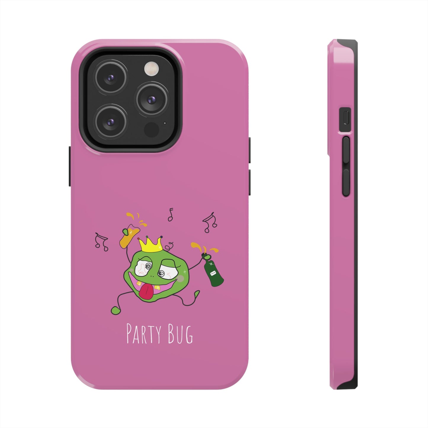 Party Bug - Tough Phone Cases Pink