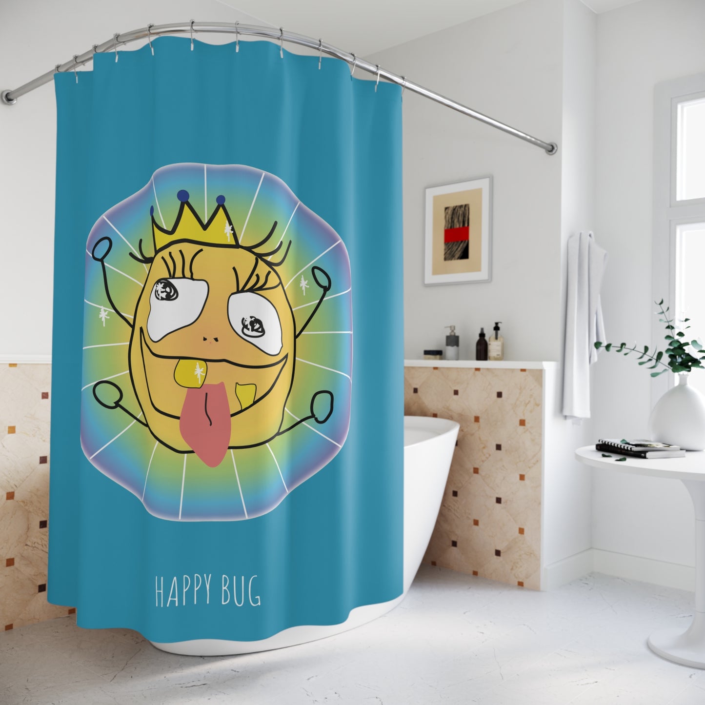 Shower Curtains - Happy Bug