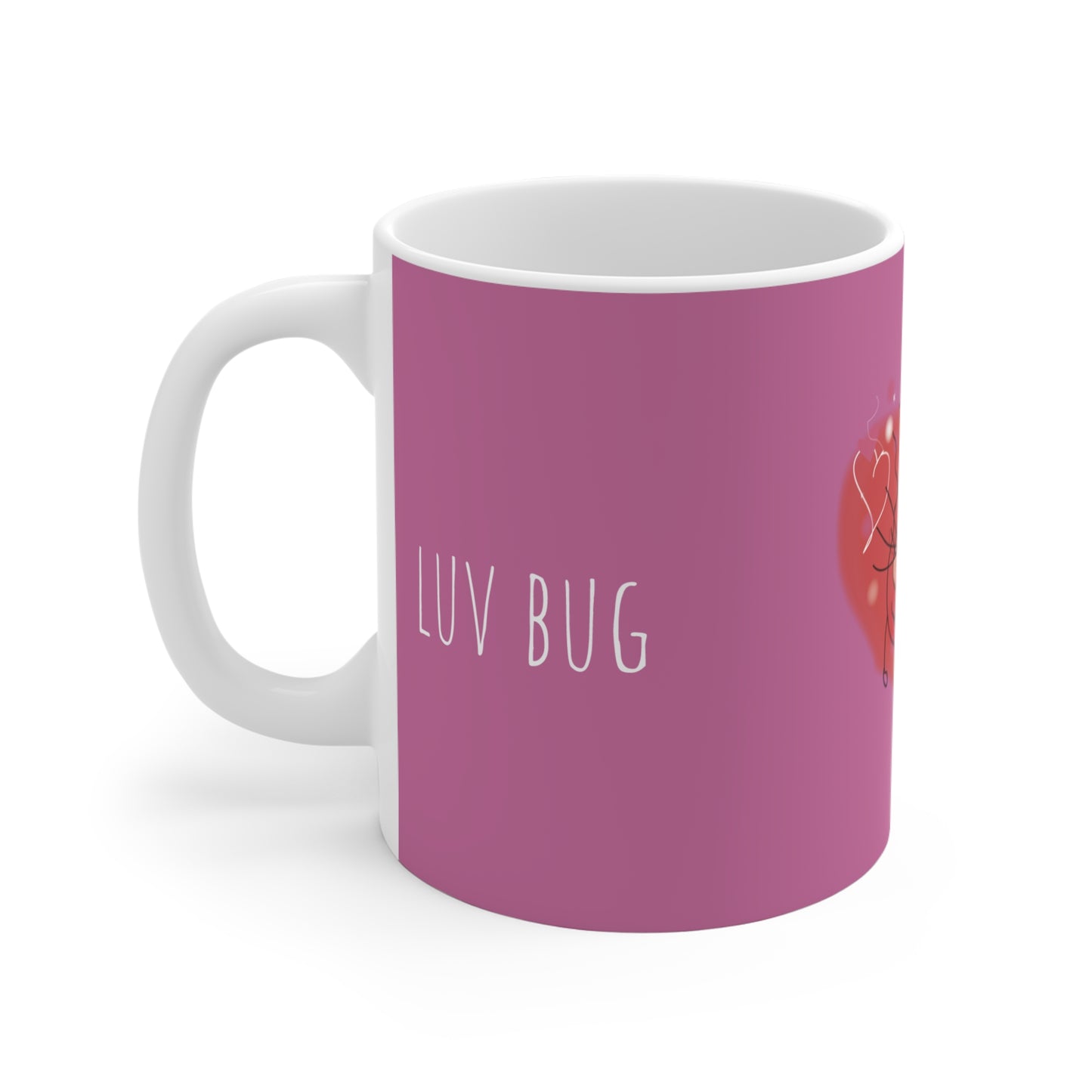 Luv Bug - Mug 11oz pink