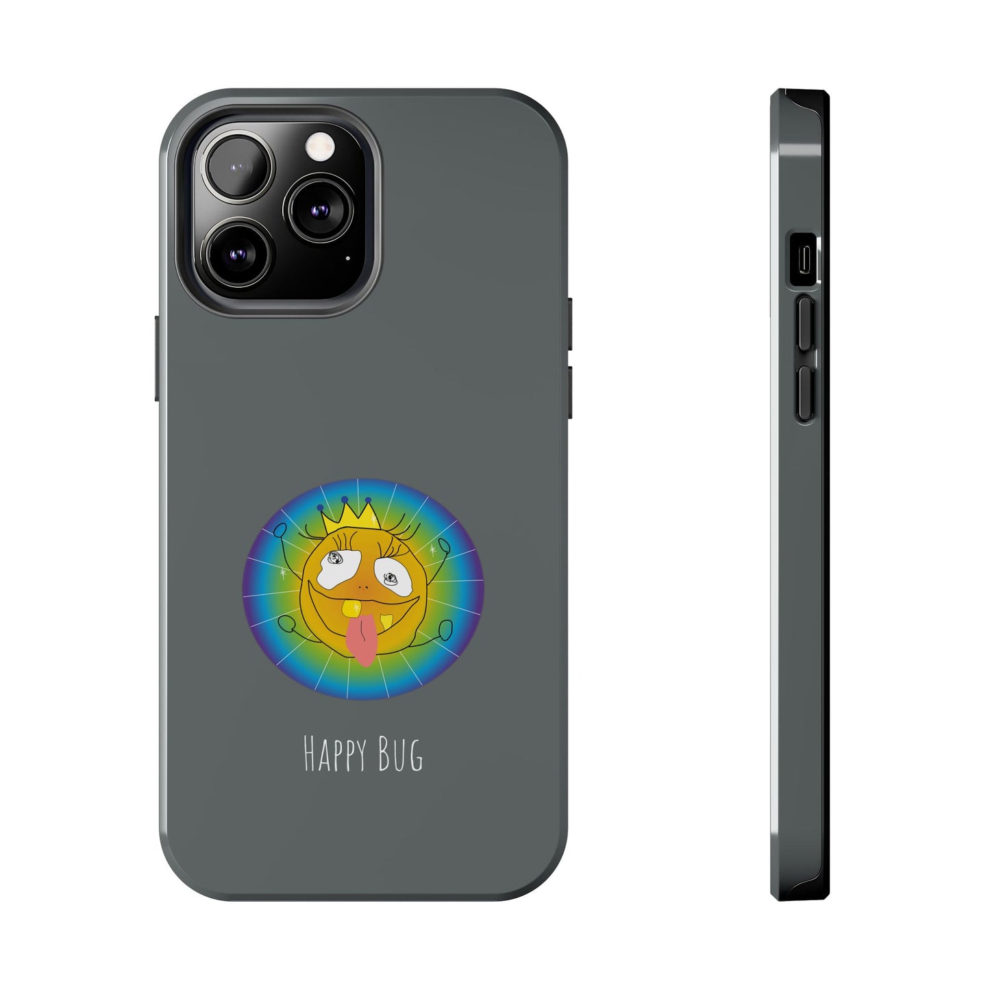 Happy Bug - Phone Case Grey