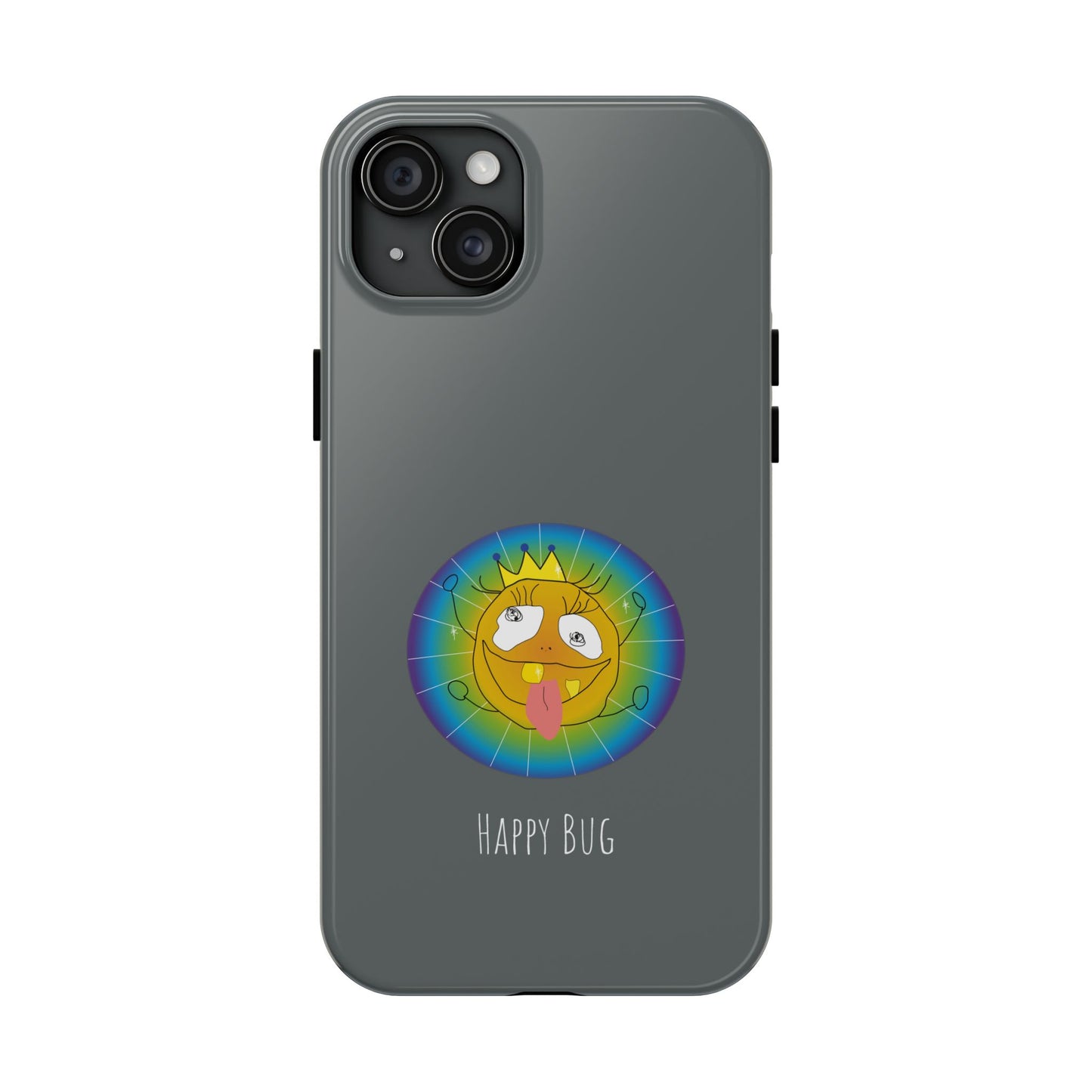 Happy Bug - Phone Case Grey