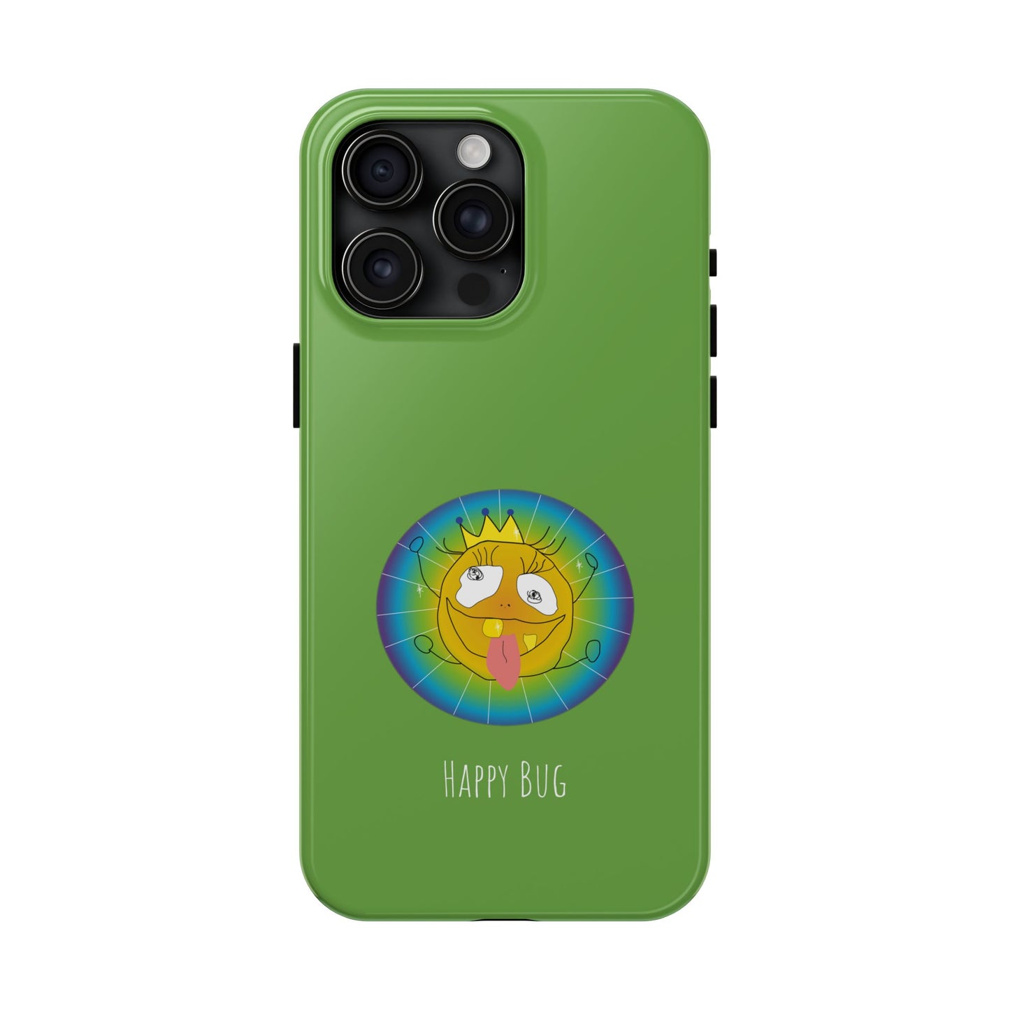 Happy Bug - Phone Case Green