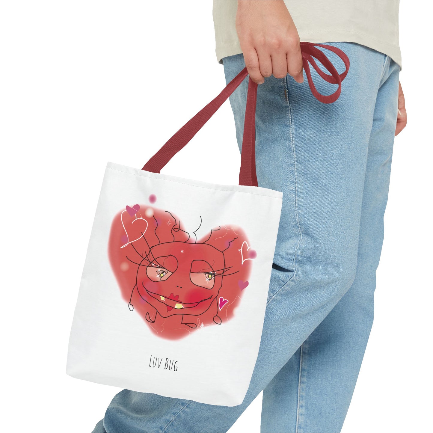 Luv Bug - Tote Bag  white