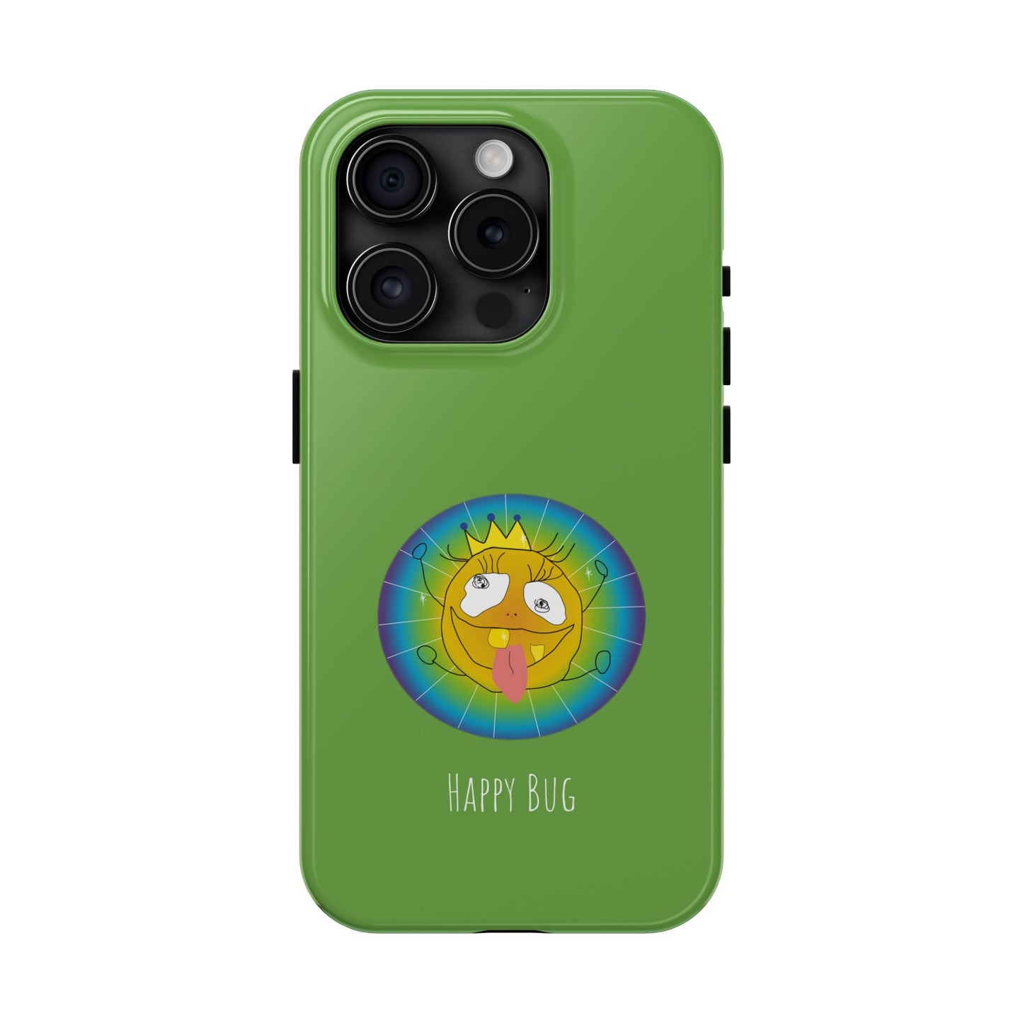 Happy Bug - Phone Case Green