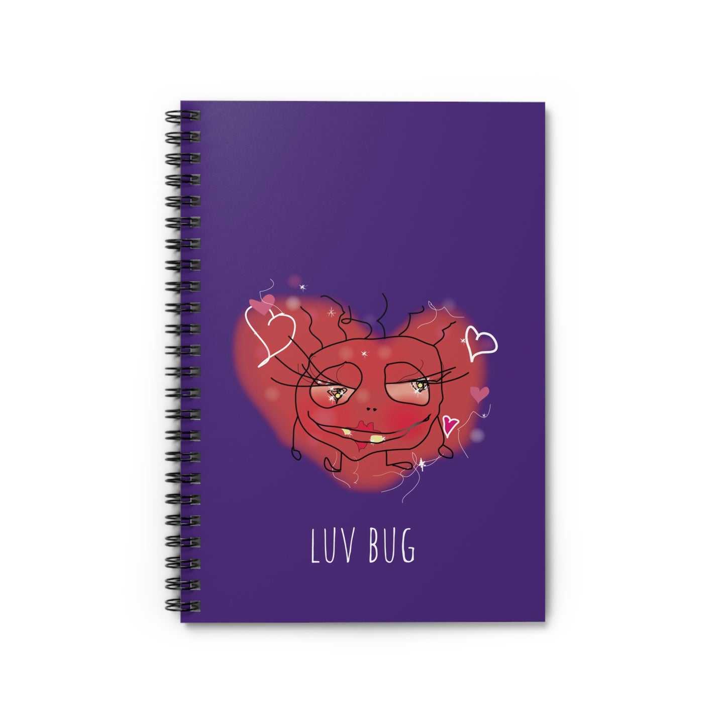 Spiral Notebook - Ruled Line - Luv Bug