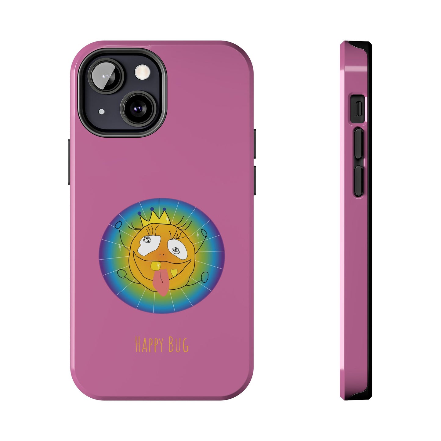 Happy Bug - Phone Case Pink