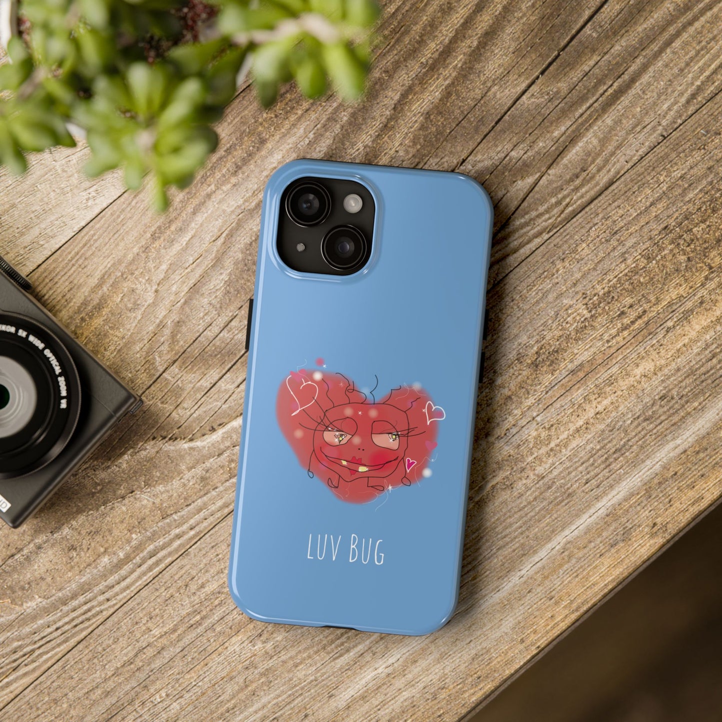 Luv Bug - Phone Case blå