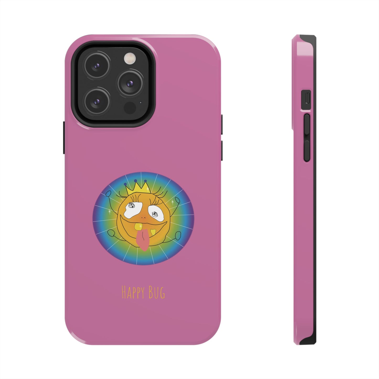 Happy Bug - Phone Case Pink