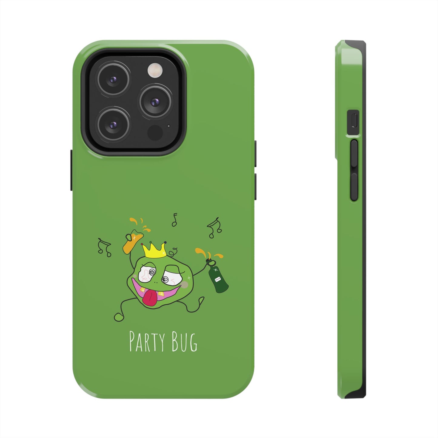 Party Bug - Tough Phone Cases Green