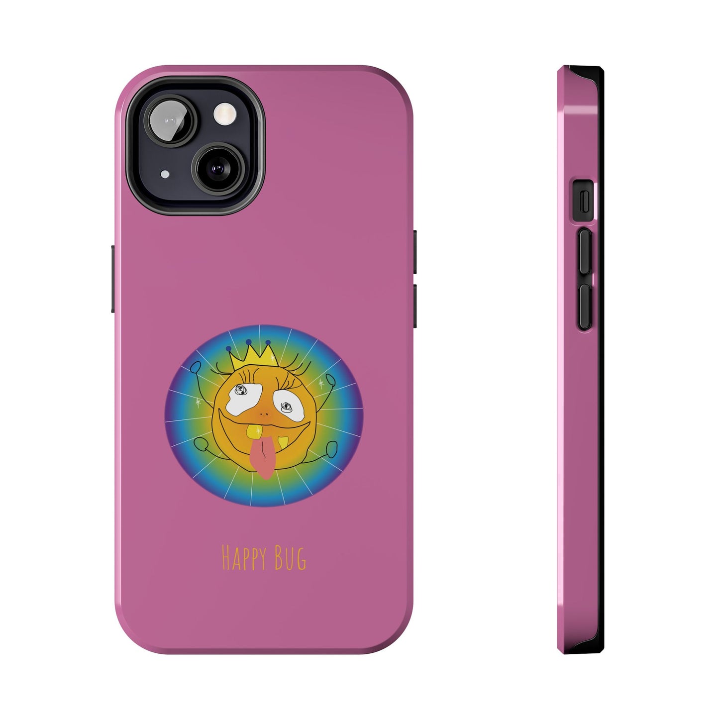 Happy Bug - Phone Case Pink