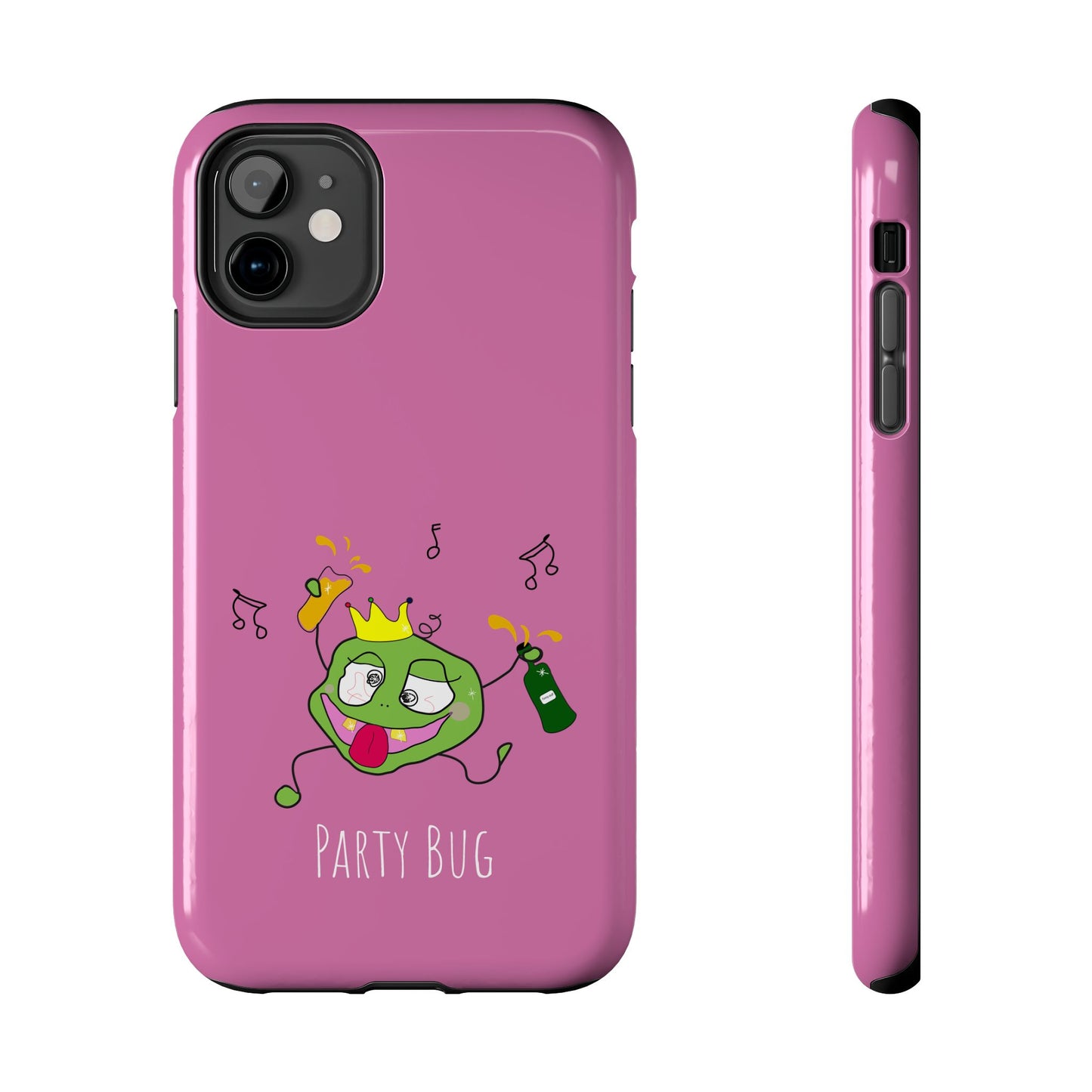 Party Bug - Tough Phone Cases Pink