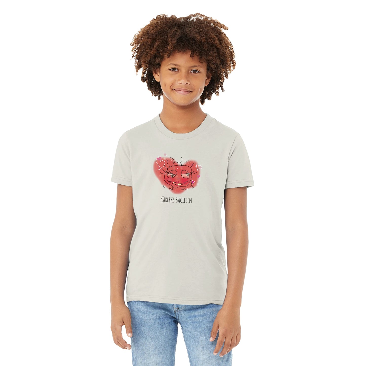 Kärleksbacillen Barn T-shirt vit
https://luvbugscollection.com/, www.bacillerna.se