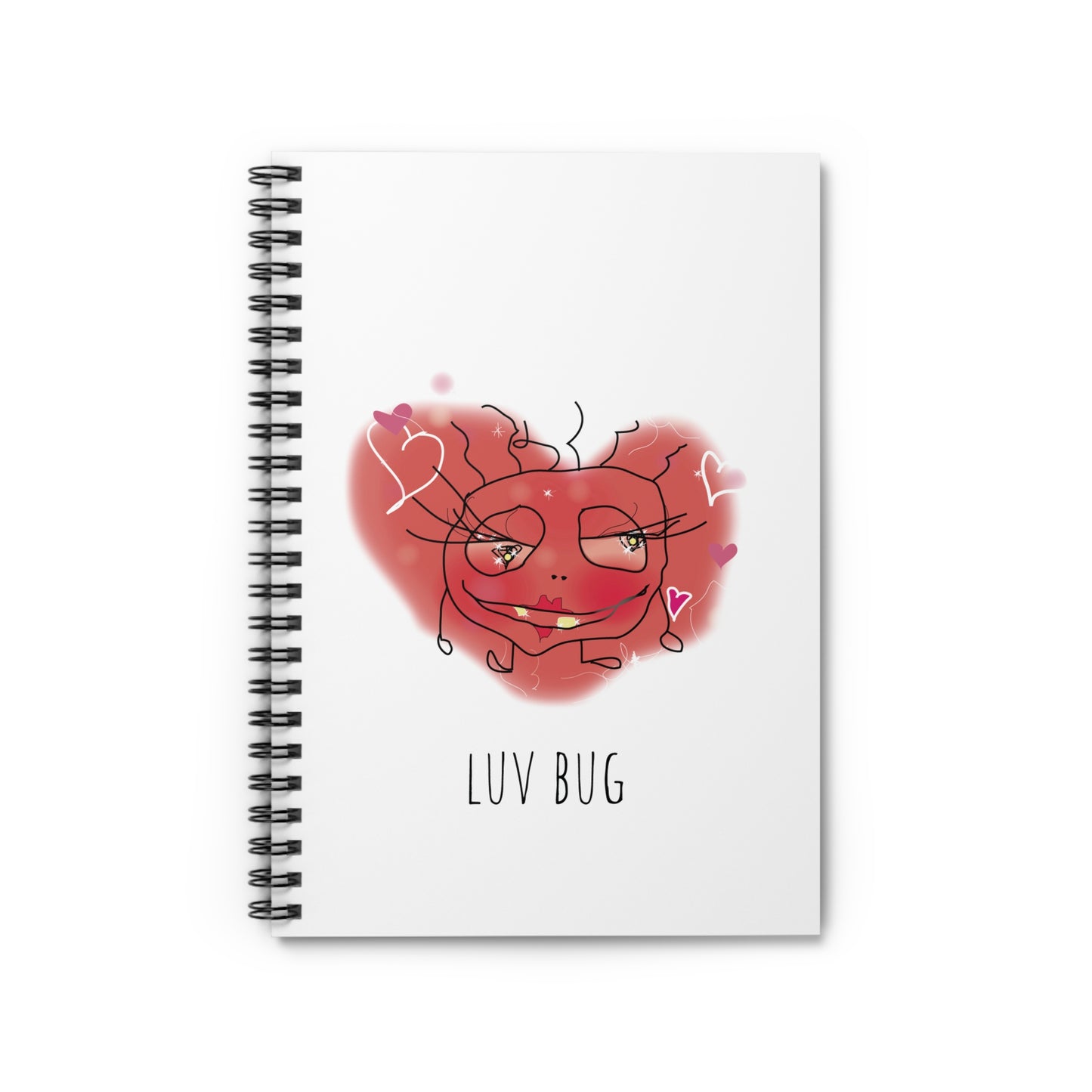 Luv Bug - Spiral Notebook - Ruled Line