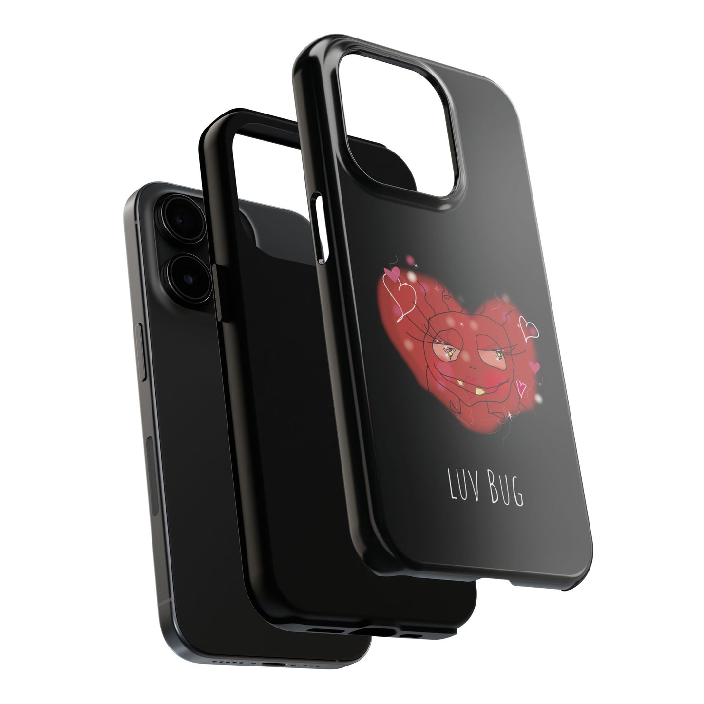 Luv Bug - Phone Case black