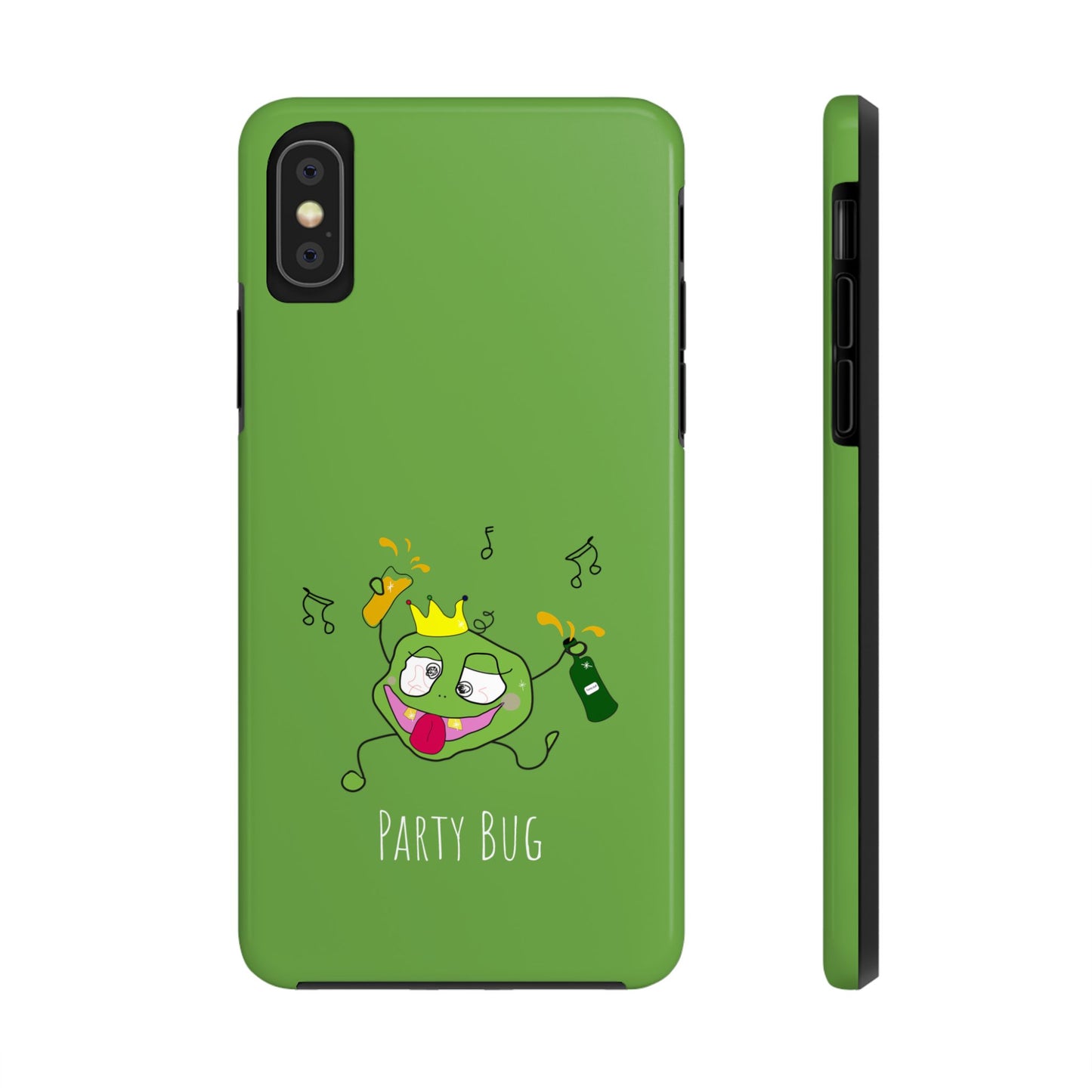 Party Bug - Tough Phone Cases Green