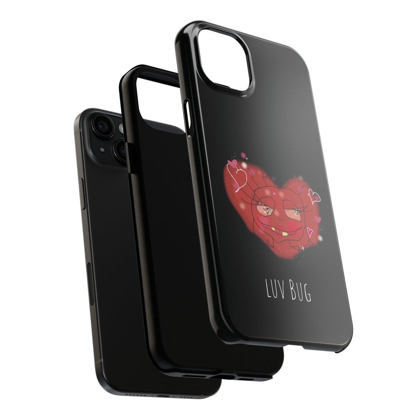 Luv Bug - Phone Case black