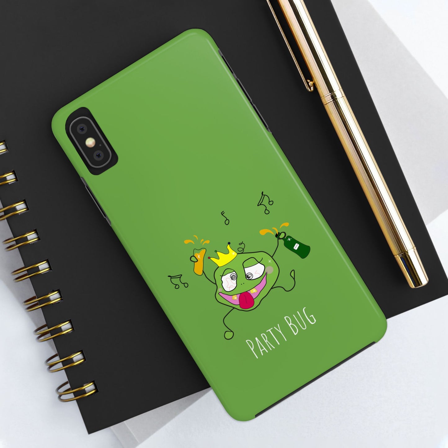 Party Bug - Tough Phone Cases Green