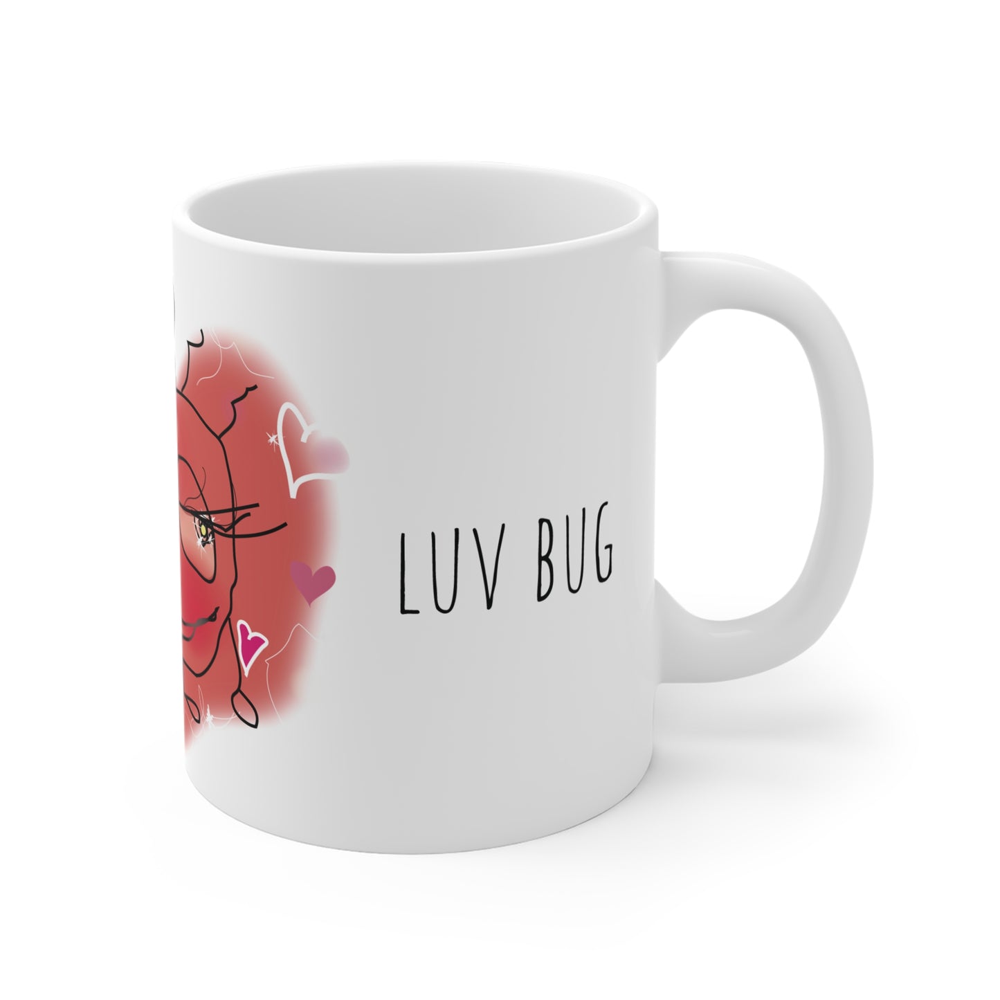 A Valentines Day Bundle! Tote Bag and a Coffee mug with the Luv Bug