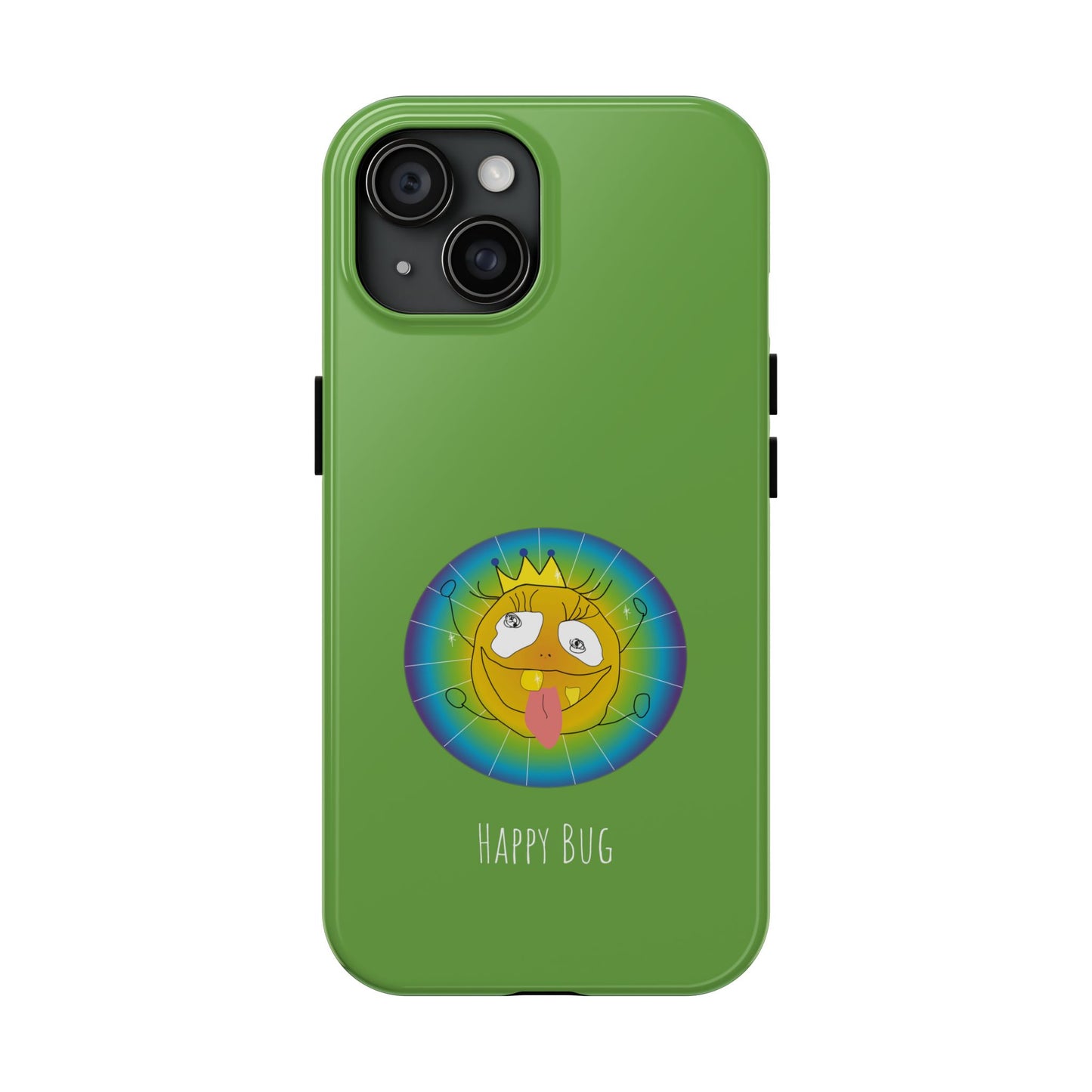 Happy Bug - Phone Case Green