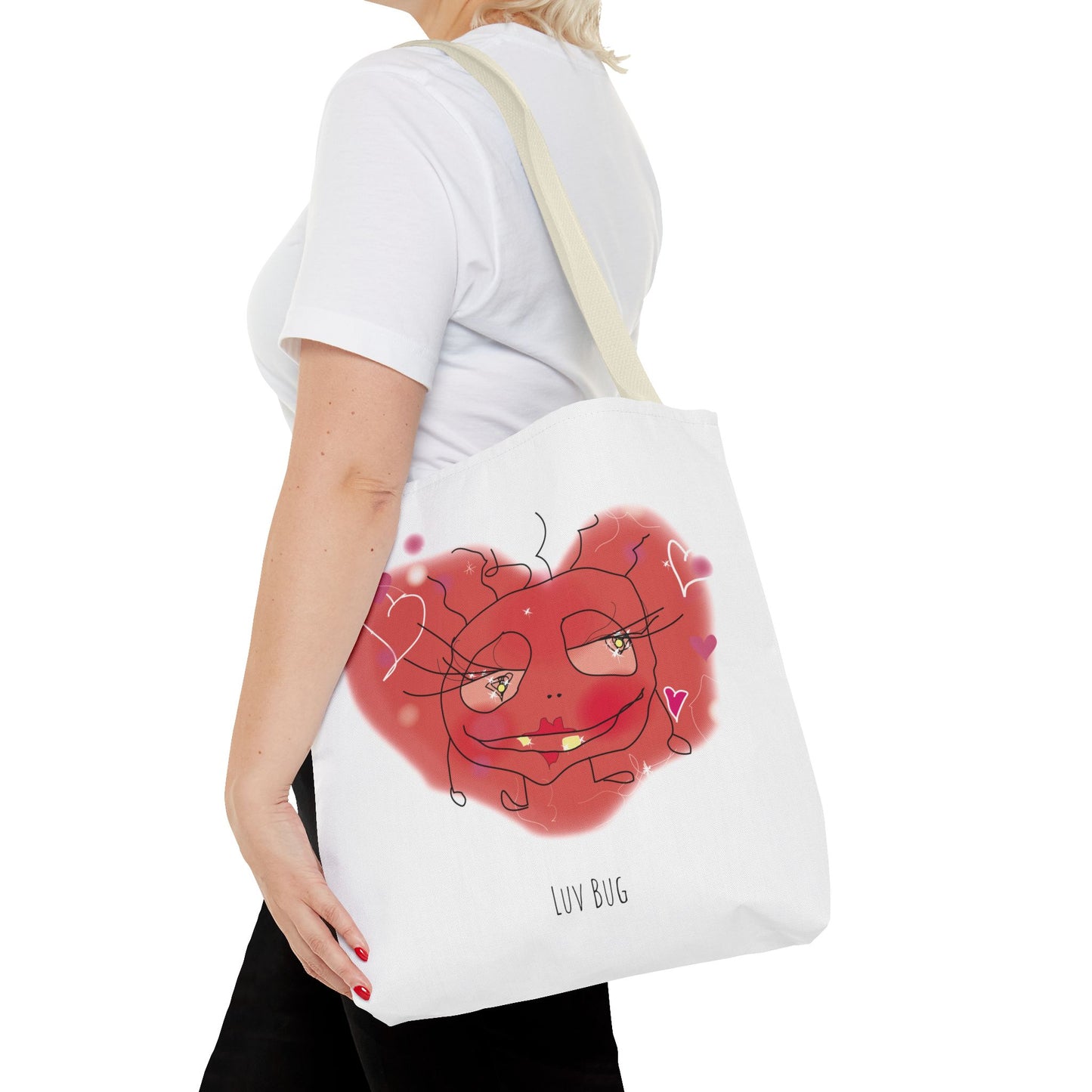 Luv Bug - Tote Bag  white