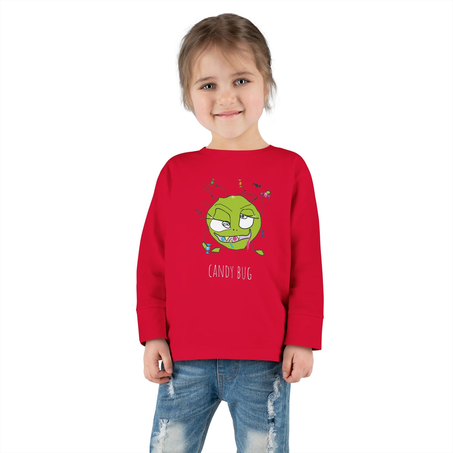 Toddler Long Sleeve Tee - Candy Bug