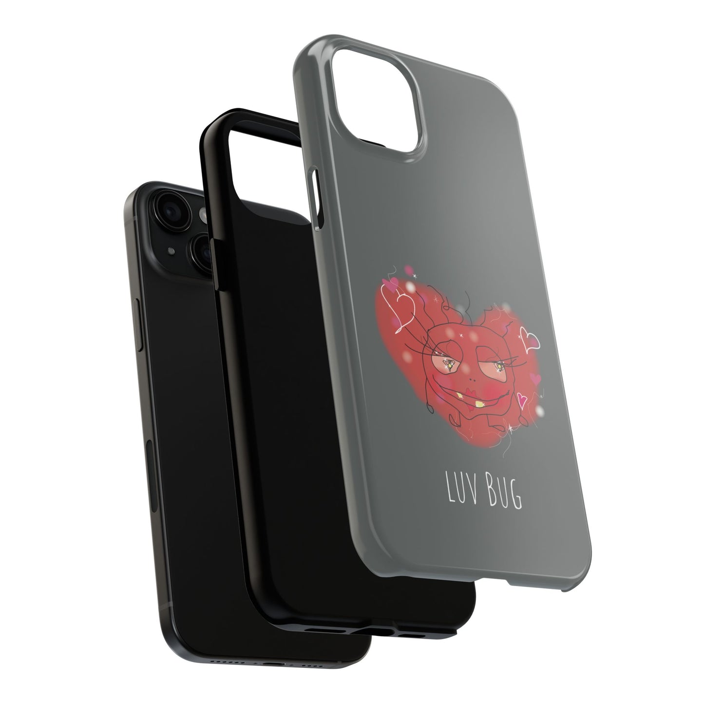 Luv Bug - Phone Case grey