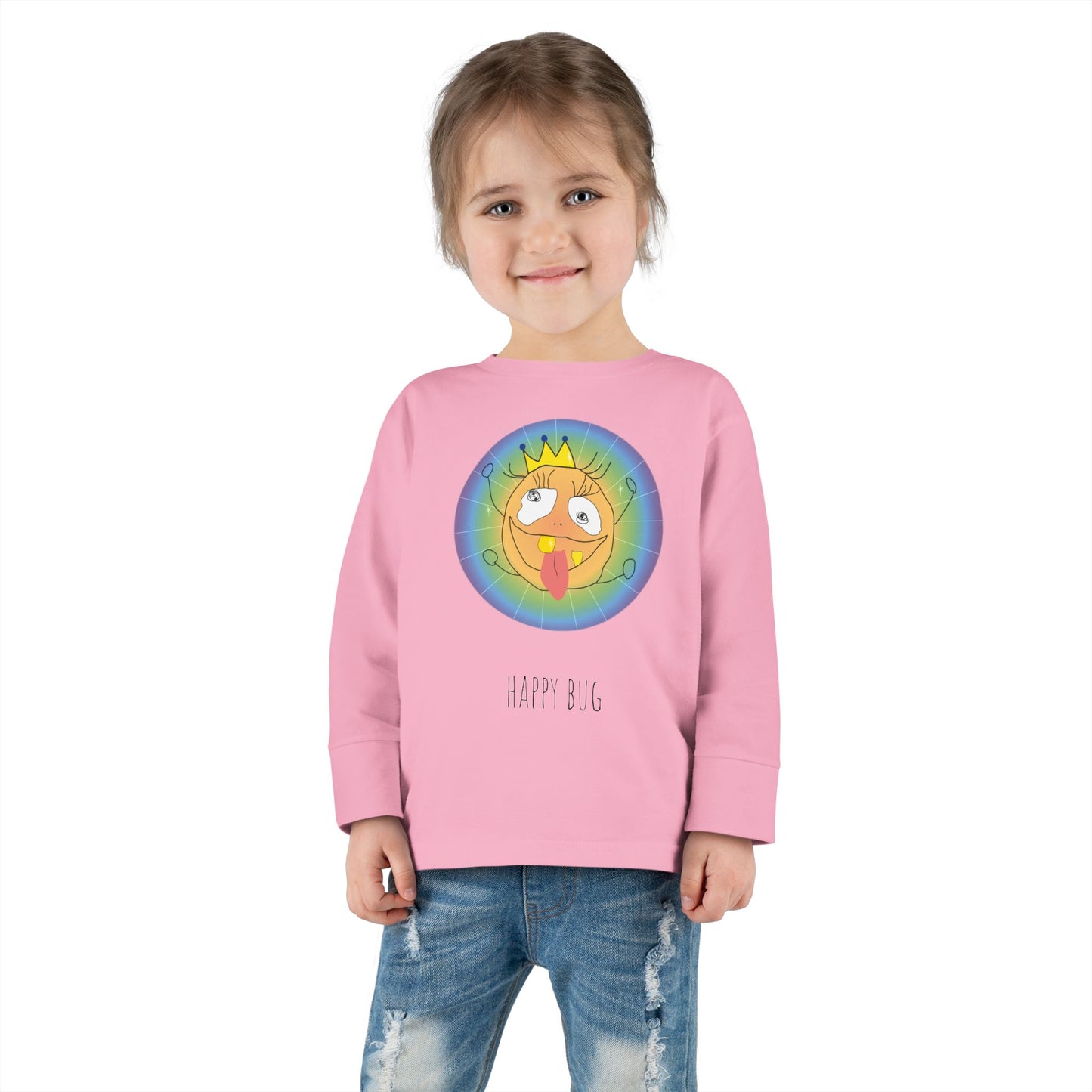 Toddler Long Sleeve Tee - Happy Bug