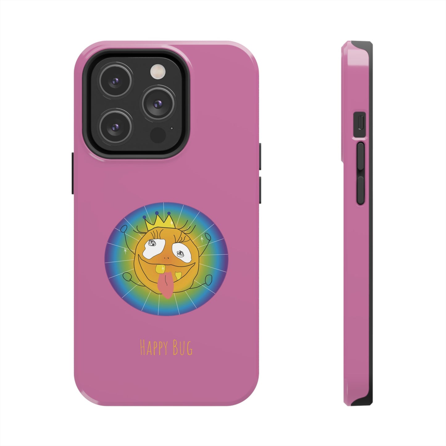 Happy Bug - Phone Case Pink