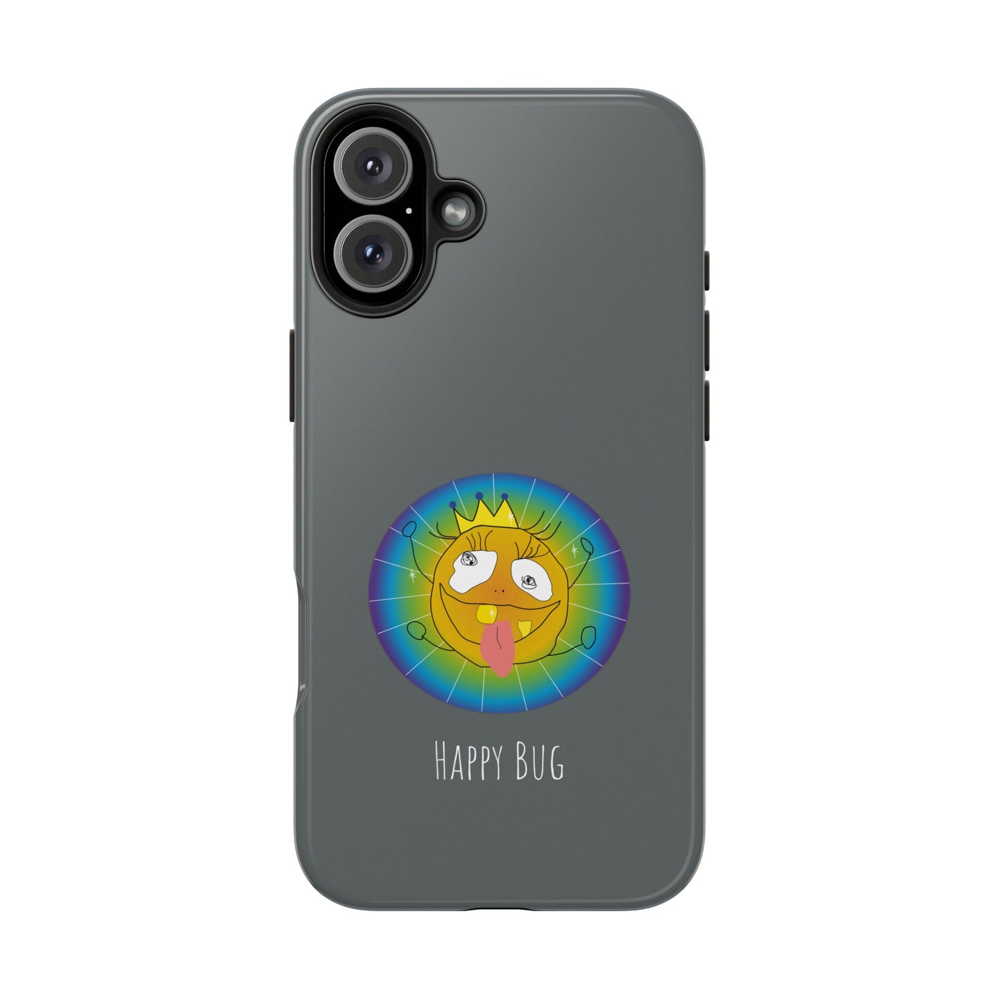 Happy Bug - Phone Case Grey