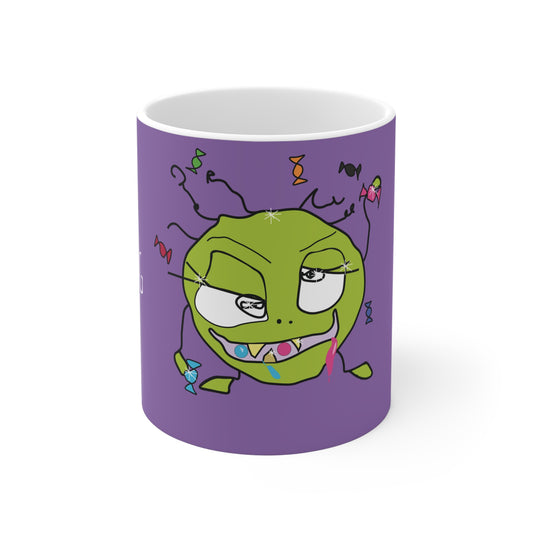 Candy Bug coffee cup coffee mug purple