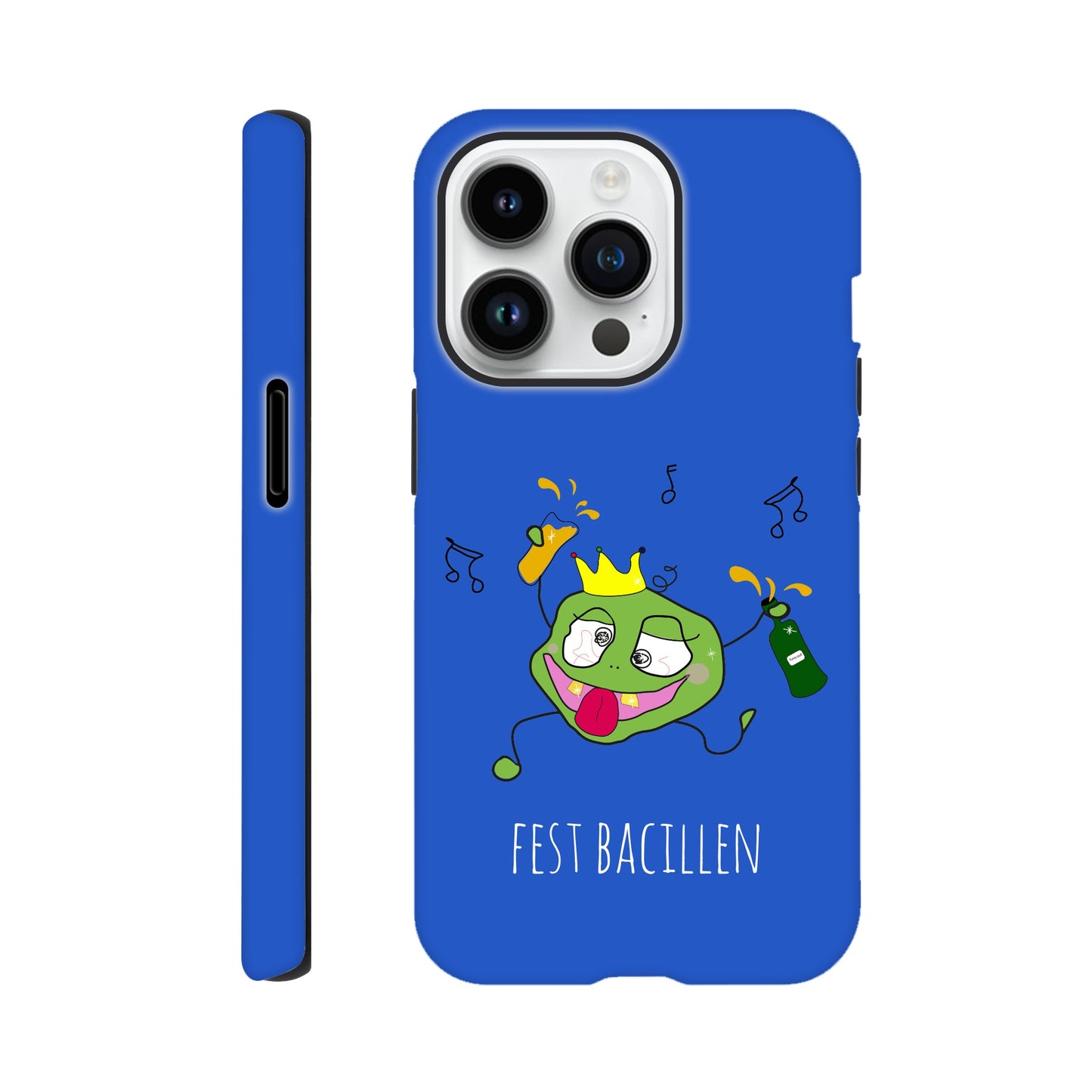 Festbacillen b - Phone Tough case Blå