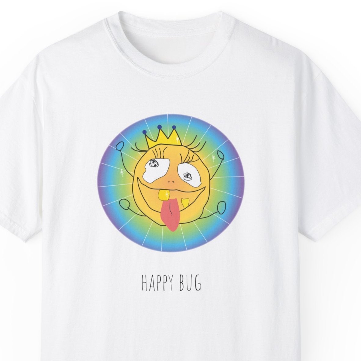 Happy Bug - Unisex Garment-Dyed T-shirt 