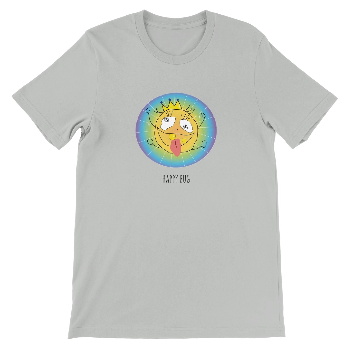 Happy Bug T-shirt grey