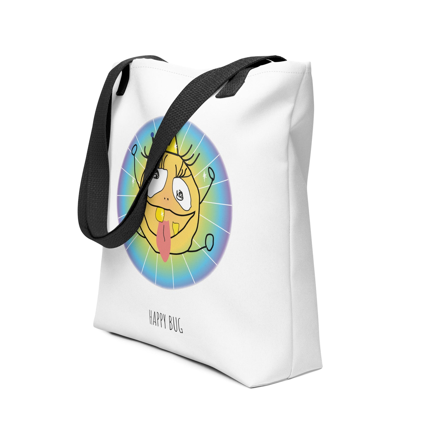 Happy Bug | Tote Bag | White | Luvbugs collection