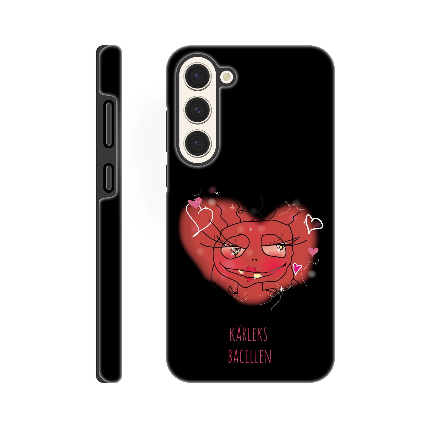 Kärleksbacillen - Phone case Tough Svart