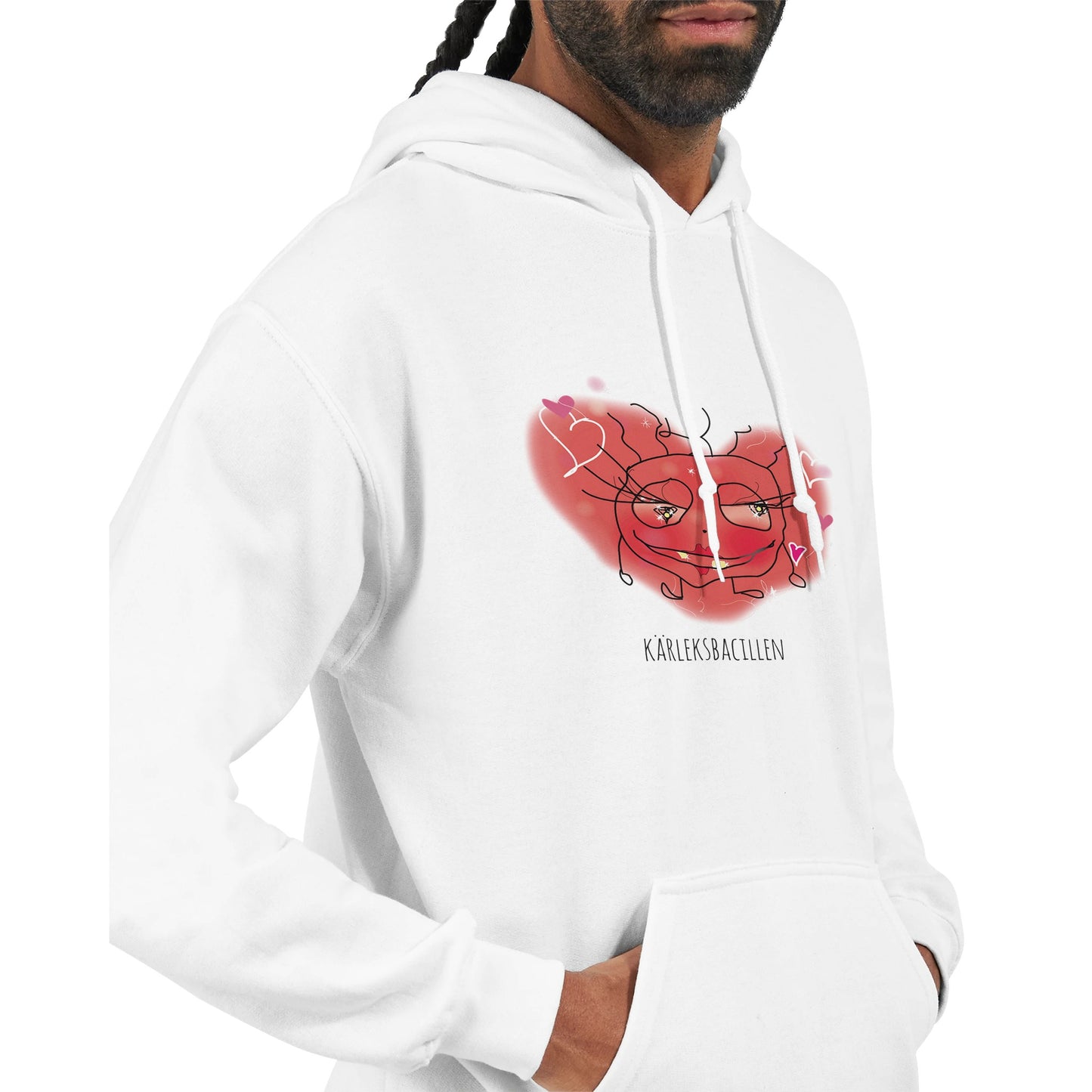 Kärleksbacillen - Unisex Pullover Hoodie