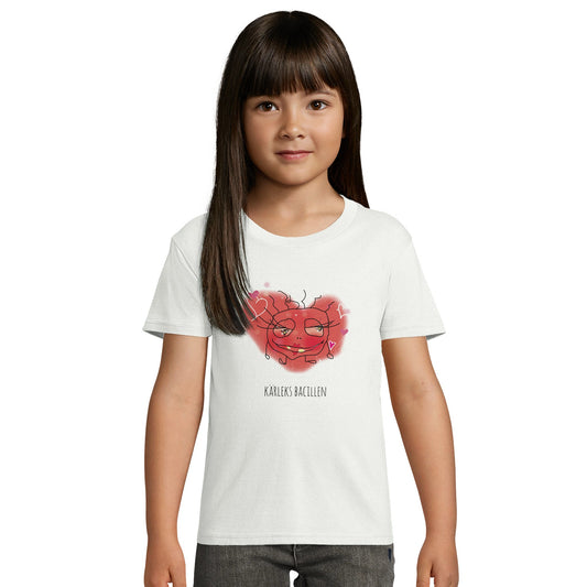 Kärleksbacillen Barn T-shirt vit
https://luvbugscollection.com/, www.bacillerna.se