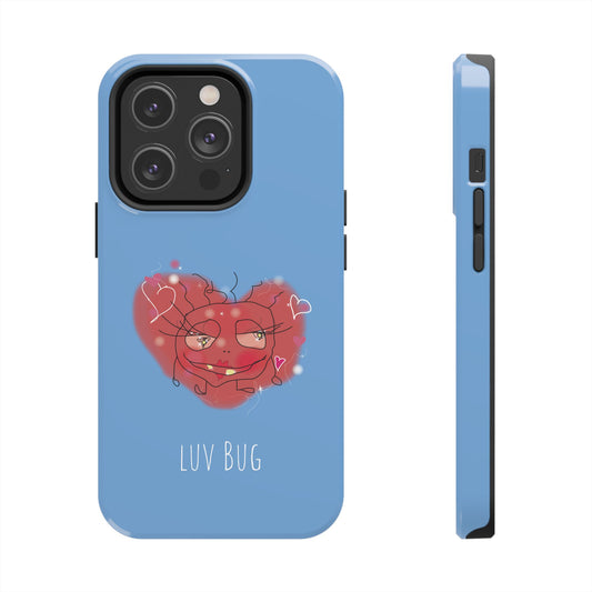 Luv Bug - Phone Case blå